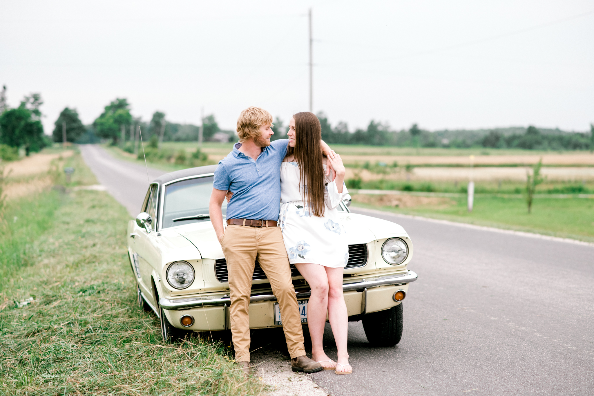 KATELIN & DOUG | CLASSIC CAR ENGAGEMENT SESSION INSPIRATION - Emily 